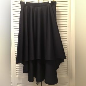 ASOS Swing Hi/Low Navy Skirt Sz12 NWOT